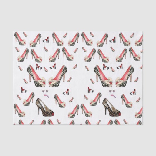 装飾ティッシュペーパー靴 薄葉紙 (正面)