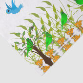 装飾ティッシュペーパー鳥 薄葉紙 (詳細)