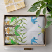 装飾ティッシュペーパー鳥 薄葉紙 (ギフト)