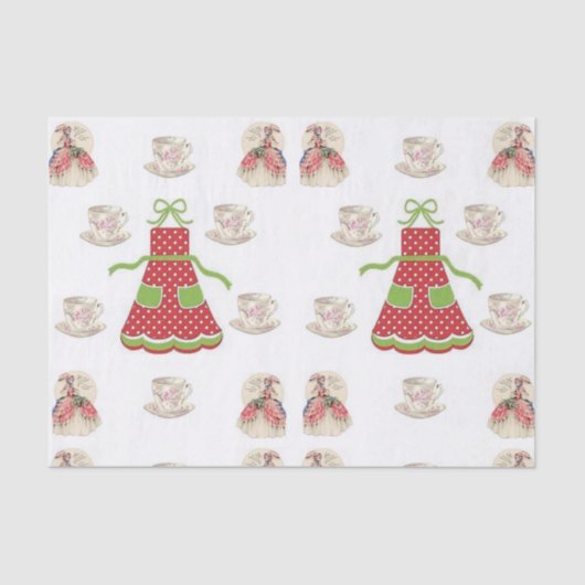 装飾ティッシュペーパー ビクトリアン 薄葉紙 (正面)