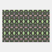 装飾デザアートイパターン（の模様が）あるナー ラッピングペーパーシート (正面3)