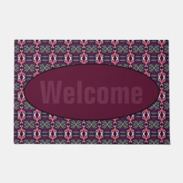 装飾デザイナーパターン ドアマット