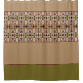 装飾デザイパターン（の模様が）あるナー シャワーカーテン