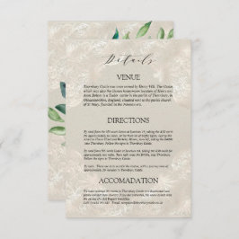 装飾ドーブグレー、ワイン&ピンクのバラ結婚ズ エンクロージャーカード