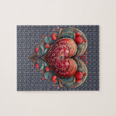 装飾ハートパズル ジグソーパズル (横)