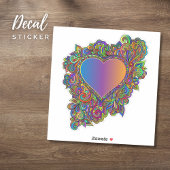 装飾ハートフローラ抽象芸術シールデカール シール