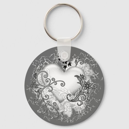 装飾ハート キーホルダー (裏面)