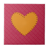装飾ハート タイル (正面)