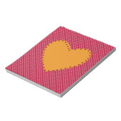 装飾ハート ノートパッド (回転)