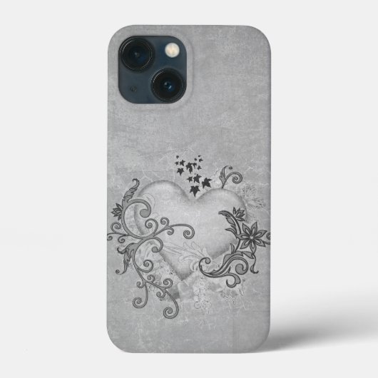 装飾ハートiPhoneケース Case-Mate iPhoneケース (裏面)