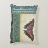 装飾バタフライブロケードby Vision Studio アクセントクッション (裏面(縦))