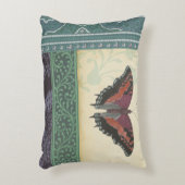 装飾バタフライブロケードby Vision Studio アクセントクッション (正面(垂直))