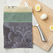 装飾バタフライブロケードby Vision Studio キッチンタオル (四つ折り)