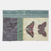 装飾バタフライブロケードby Vision Studio キッチンタオル (横)