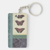 装飾バタフライブロケードby Vision Studio キーホルダー (裏面)