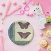 装飾バタフライブロケードby Vision Studio ペーパープレート (パーティー)