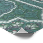 装飾バタフライブロケードby Vision Studio ポスター (角)