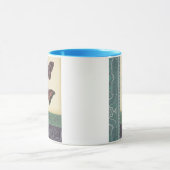 装飾バタフライブロケードby Vision Studio マグカップ (中央)