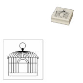 装飾バードケージスクラップブック作りゴム印 ラバースタンプ (押印)