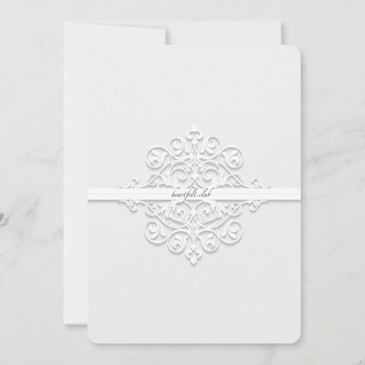 装飾パネル招待状 招待状 (裏面)