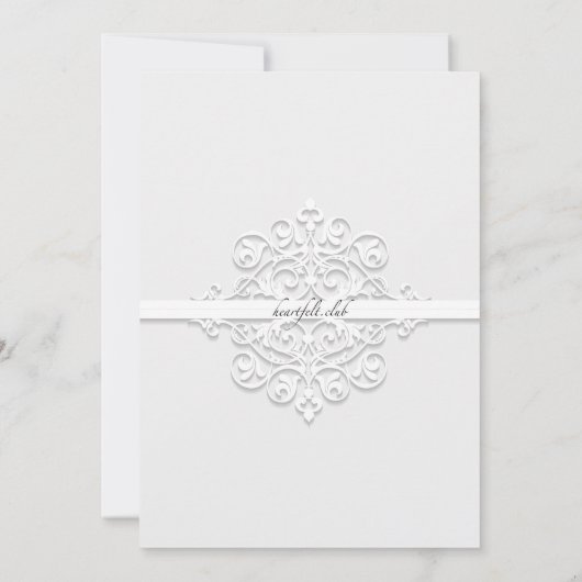 装飾パネル招待状 招待状 (裏面)