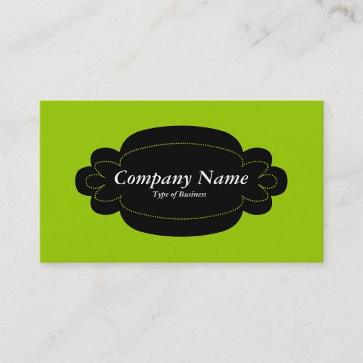 装飾パネル01 – 黒 – 火星の緑 名刺 (正面)