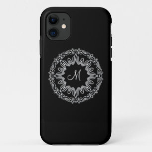 装飾パーソナライズされたモノグラムデザイン iPhone 11 ケース