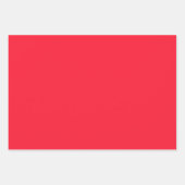 装飾パーソナライズされた – 明るい赤と緑 ラッピングペーパーシート (正面2)