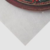 装飾ファッションドフレームの旧サンタ 薄葉紙 (詳細)