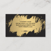 装飾フェイク金ゴールド 名刺 (裏面)