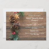 装飾フェスティバルガーランドニューイヤーズイブパーティー 招待状 (正面)