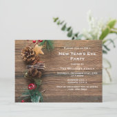 装飾フェスティバルガーランドニューイヤーズイブパーティー 招待状 (スタンド正面)