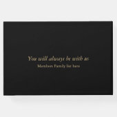 装飾フォトフレーム引用文メモリアルゲストブック ゲストブック (裏面)