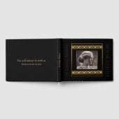 装飾フォトフレーム引用文メモリアルゲストブック ゲストブック (全面)