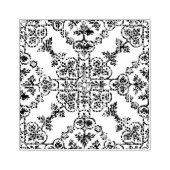 装飾フランスのダマスクゴム印 ラバースタンプ (インプリント)