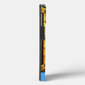 装飾フレーム内のゴールデンブルーローズ Case-Mate iPhoneケース (裏面 / 右)