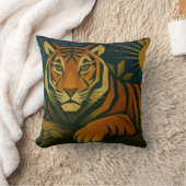 装飾フレーム内の様式化された日が差すこと クッション (ブランケット)