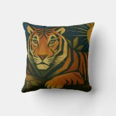 装飾フレーム内の様式化された日が差すこと クッション (裏面)