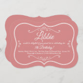 装飾フレーム招待状 招待状 (正面/裏面)