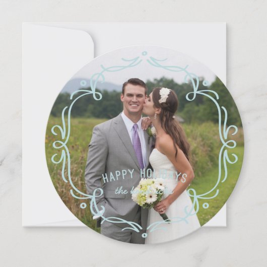 装飾フレーム ホリデーカード - 空 (正面)