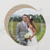 装飾フレーム ホリデー カード - 空 (正面/裏面)