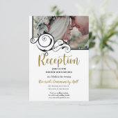 装飾フレーム ミニマリスト 披露宴 挿入 招待状 (スタンド正面)