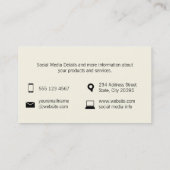 装飾フレーム/表現マーク 名刺 (裏面)