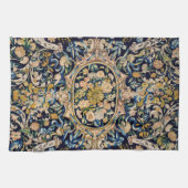 装飾フローラカーペットパターン キッチンタオル (横)