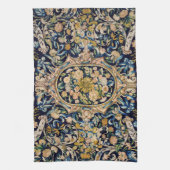 装飾フローラカーペットパターン キッチンタオル (縦)