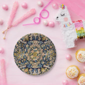 装飾フローラカーペットパターン ペーパープレート (パーティー)