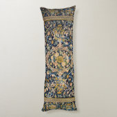 装飾フローラカーペットパターン ボディピロー (裏面 (縦))