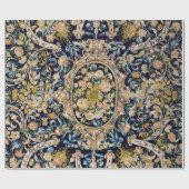 装飾フローラカーペットパターン ラッピングペーパー (フラット)