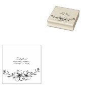 装飾フローラゴム印 ラバースタンプ (押印)