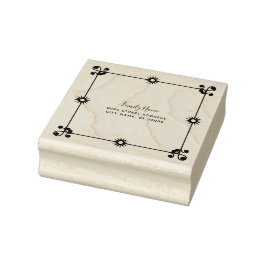 装飾フローラゴム印 ラバースタンプ